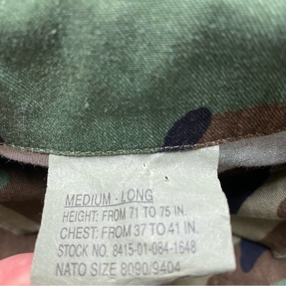 Vintage Military Camo Combat Coat - Picture 12 of 14